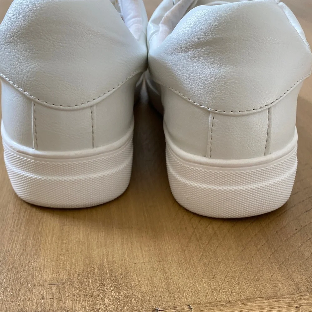 Pink Lily White platform Sneakers size 9